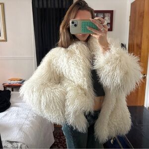 Genuine Mongolian Fur Coat - Women Jackets & Coats